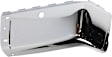 Rear, Passenger Side Bumper End, Chrome Steel CAPA Certified