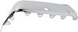 Rear, Passenger Side Bumper End, Chrome Steel CAPA Certified