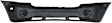 Front Textured Bumper Cover, Without Molding Holes, Without Fog Light Holes, Without Parking Aid Sensor Holes, CAPA CERTIFIED
