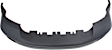 Front Textured Bumper Cover, Without Molding Holes, Without Fog Light Holes, Without Parking Aid Sensor Holes, CAPA CERTIFIED