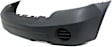 Front Textured Bumper Cover, With Tow Hook Holes, Without Parking Aid Sensor Holes, Without Fog Light Holes, Without Molding Holes