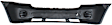 Front Textured Bumper Cover, With Tow Hook Holes, Without Parking Aid Sensor Holes, Without Fog Light Holes, Without Molding Holes