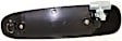 Rear, Passenger Side Black Exterior Door Handle, Without Key Hole, Sport Utility