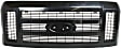 Grille, Painted Black Shell with Textured Gray Insert