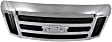Grille, Chrome Shell with Textured Gray Insert, XLT Model