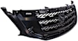 Grille, Painted Black, 6 Cyl., 3.5L Engine, CAPA CERTIFIED