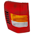 Driver Side Tail Light, with Bulb, Halogen, Amber, Clear and Red Lens, CAPA CERTIFIED