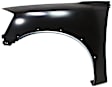 Front, Driver Side Fender, With Molding Holes