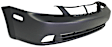 Front Primed Bumper Cover, With Side Marker Holes, CAPA CERTIFIED