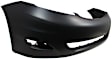 Front Primed Bumper Cover, Without Parking Aid Sensor Holes, CAPA Certified