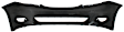 Front Primed Bumper Cover, Without Parking Aid Sensor Holes, CAPA Certified