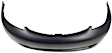 Front Primed Bumper Cover, Without Parking Aid Sensor Holes, CAPA Certified