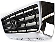 Grille Assembly, Chrome Shell With Primed Insert