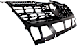Grille Assembly, Matte Black Shell and Insert, CAPA CERTIFIED