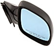 Passenger Side Mirror, Power, Manual Folding, Heated, Paintable, No Signal Light, No Memory, No Puddle Light, No Auto-Dimming, No Blind Spot Feature