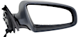 Passenger Side Mirror, Power Adjust, Manual Folding, Heated, Light textured, No Signal Light, No Memory, With Puddle Light, No Auto-Dimming, No Blind Spot Feature, Base Model