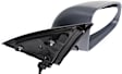 Passenger Side Mirror, Power Adjust, Manual Folding, Heated, Light textured, No Signal Light, No Memory, With Puddle Light, No Auto-Dimming, No Blind Spot Feature, Base Model