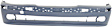 Front Primed Bumper Cover, Base Model, With Molding Holes, Without Headlight Washer Holes