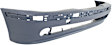 Front Primed Bumper Cover, Base Model, With Molding Holes, Without Headlight Washer Holes