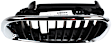 Grille Assembly, Chrome Shell With Primed Insert