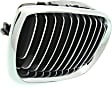 Passenger Side Grille Assembly, Chrome, Grille