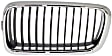 Base Driver Side Grille Chrome Shell with Primed Insert