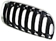 Grille Assembly, Chrome Shell With Black Insert