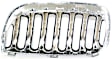 Grille Assembly, Chrome Shell With Black Insert
