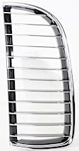 Grille Assembly, Primed Shell With Chrome Insert