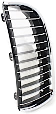 Grille Assembly, Primed Shell With Chrome Insert