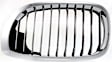 Grille Assembly, Chrome Shell With Primed Insert
