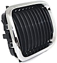 Grille Assembly, Chrome Shell With Primed Insert