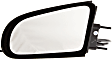 Driver Side Mirror, Manual Adjust, Non-Heated, Non-Folding, Paintable, No Signal Light, No Memory, No Puddle Light, No Auto-Dimming, No Blind Spot Feature