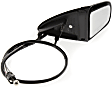 Passenger Side Mirror, Manual Adjust, Non-Heated, Non-Folding, Paintable, No Signal Light, No Memory, No Puddle Light, No Auto-Dimming, No Blind Spot Feature