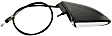 Passenger Side Mirror, Manual Adjust, Non-Heated, Non-Folding, Paintable, No Signal Light, No Memory, No Puddle Light, No Auto-Dimming, No Blind Spot Feature