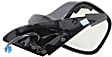 Passenger Side Mirror, Power, Manual Folding, Heated, Paintable, No Signal Light, No Memory, No Puddle Light, No Auto-Dimming, No Blind Spot Feature