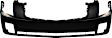 Front Primed Bumper Cover, With Holes For Air Dam, Signal And Side Marker