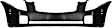 Front Primed Bumper Cover, With Holes For Air Dam, Signal And Side Marker