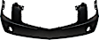 Front Primed Bumper Cover, With Holes For Air Dam, Signal And Side Marker
