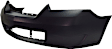 Front Primed Bumper Cover, Without Parking Aid Sensor Holes, Without Fog Light Holes, CAPA CERTIFIED