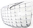 Grille Assembly, Chrome Shell with Painted Silver Insert