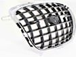 Grille Assembly, Chrome Shell with Painted Dark Gray Insert