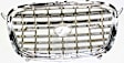 Grille Assembly, Chrome Shell with Painted Dark Gray Insert