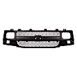 Grille Assembly, Black Shell and Insert, For Models With Sealed Beam Headlights, CAPA CERTIFIED