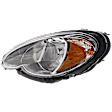 Driver Side Headlight, with Bulb, Halogen, Clear Lens, 4 Cyl., 2.4L Engine, CAPA CERTIFIED