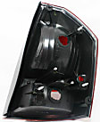 Driver Side Tail Light, Without bulb(s), Halogen, Clear and Red Lens