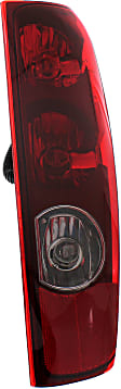Passenger Side Tail Light, with Bulb, Halogen, Clear and Red Lens, CAPA CERTIFIED