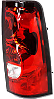Passenger Side Tail Light, With bulb(s), Halogen, Clear and Red Lens CAPA CERTIFIED