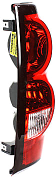 Passenger Side Tail Light, With bulb(s), Halogen, Clear and Red Lens CAPA CERTIFIED