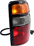 Passenger Side Tail Light, with Bulb, Halogen, Amber, Clear and Red Lens, CAPA CERTIFIED